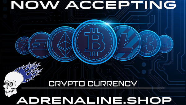 Adrenaline รับชำระค่าสั่งซื้อด้วยคริปโตแล้ว - Adrenaline