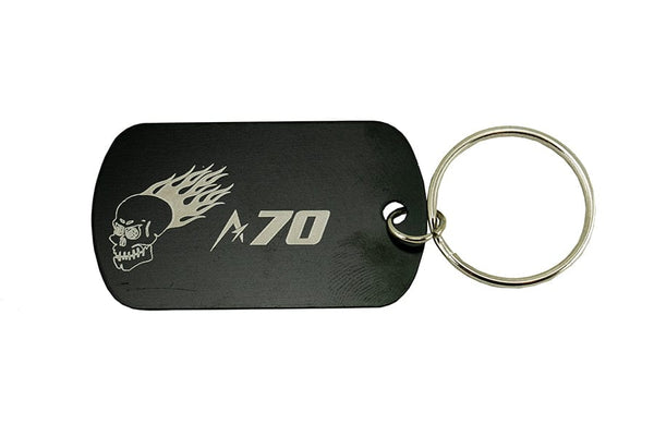 Adrenaline Dog Tag Keychain - Adrenaline