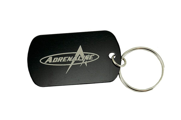 Adrenaline Dog Tag Keychain - Adrenaline