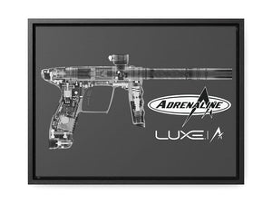 Adrenaline Luxe ผ้าแคนวาสแกลเลอรีแรปพร้อมกรอบลอยสีดำ - Adrenaline