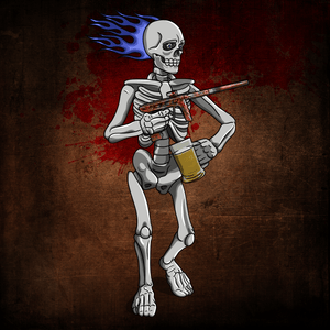 Adrenaline Skully NFT - 300 in Bones with Mug - Adrenaline