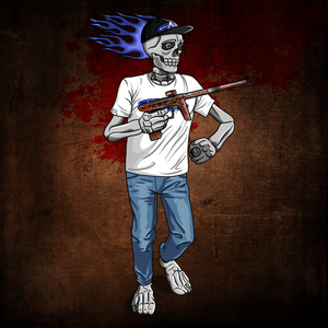 Adrenaline Skully NFT - 300 in Casual with Hat and Ring - Adrenaline