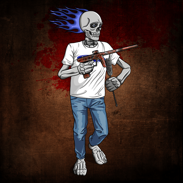 Adrenaline Skully NFT - 300 แบบลำลองพร้อม Swab - Adrenaline
