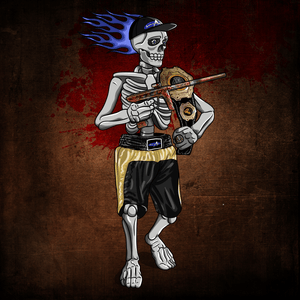 Adrenaline Skully NFT - 300 in Champion with Hat and Ring - Adrenaline