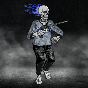 Adrenaline Skully NFT - Baba Yaga in Airball - Adrenaline