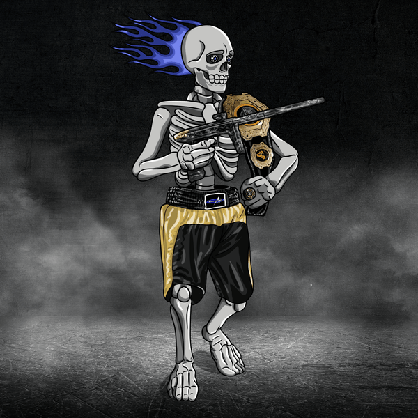 Adrenaline Skully NFT - Baba Yaga in Champion with Ring - Adrenaline