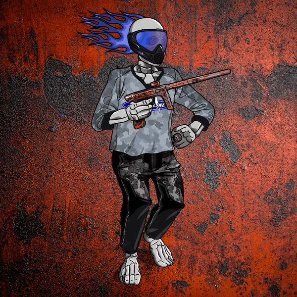 Adrenaline Skully NFT - Full Send ใน Airball พร้อมแว่นตาและห่วง - Adrenaline
