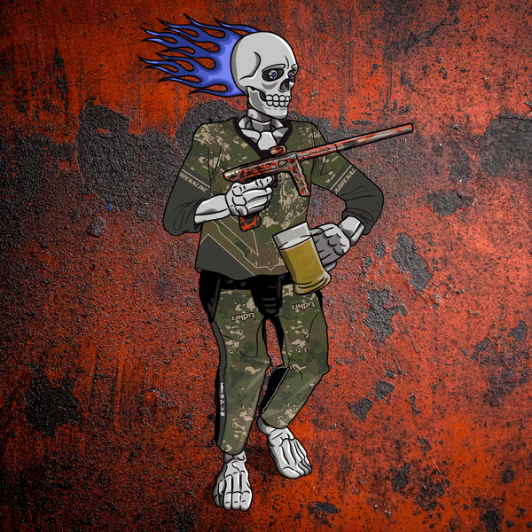 Adrenaline Skully NFT - Full Send ในป่าพร้อมแก้วมัค - Adrenaline