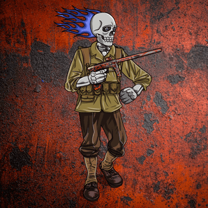 Adrenaline Skully NFT - Full Send in WW2 - Adrenaline