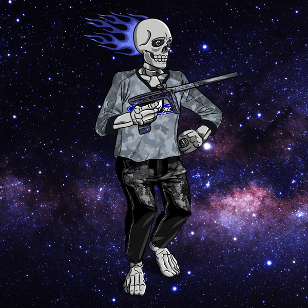 Adrenaline Skully NFT - กาแล็กซีในลูกบอลลมพร้อมห่วง - Adrenaline