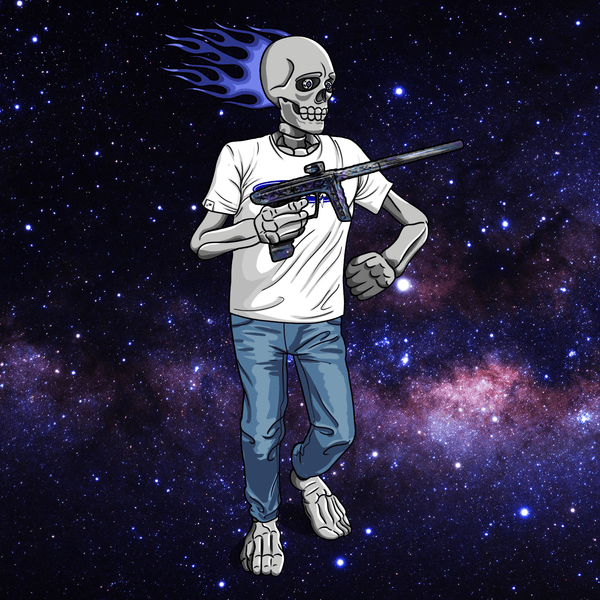 Adrenaline Skully NFT - Galaxy in Casual - Adrenaline