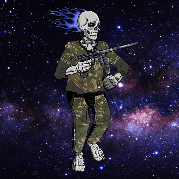 Adrenaline Skully NFT - กาแล็กซีในป่าพร้อม Swab - Adrenaline