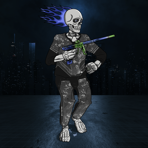 Adrenaline Skully NFT - โจ๊กเกอร์ใน Hyperball พร้อมแหวน - Adrenaline