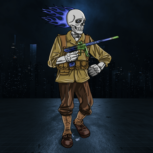 Adrenaline Skully NFT - โจ๊กเกอร์ใน WW2 - Adrenaline