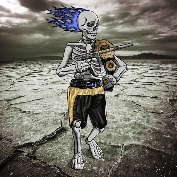 Adrenaline Skully NFT - Mad Max ใน Champion พร้อมแหวน - Adrenaline