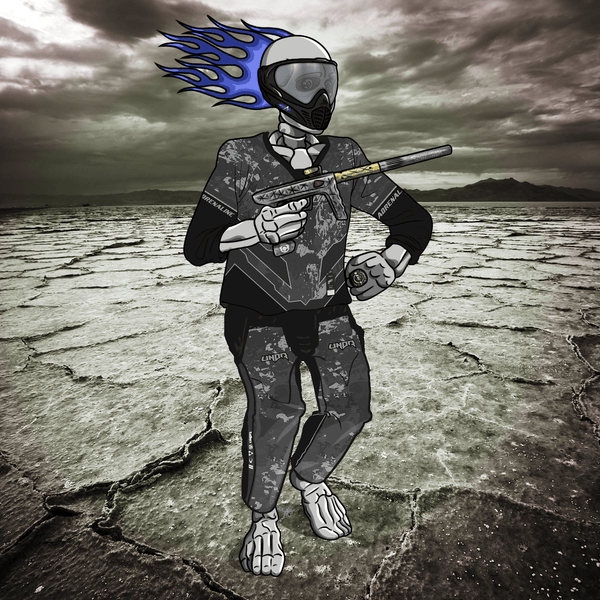 Adrenaline Skully NFT - Mad Max ใน Hyperball พร้อมแว่นตาและแหวน - Adrenaline