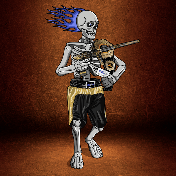 Adrenaline Skully NFT - Nicky T ในชุด Champion พร้อมการ์ด - Adrenaline