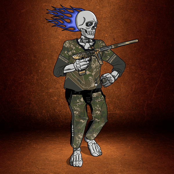 Adrenaline Skully NFT - Nicky T in Woods with Ring - Adrenaline
