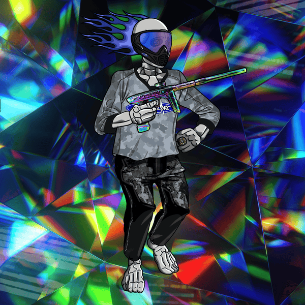 Adrenaline Skully NFT - Prism ในแอร์บอลพร้อมแว่นตาและห่วง - Adrenaline