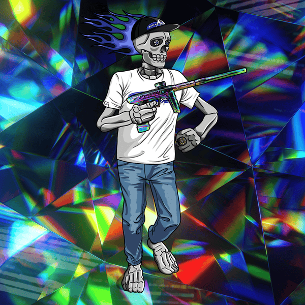 Adrenaline Skully NFT - Prism ลุคสบายๆ พร้อมหมวกและแหวน - Adrenaline
