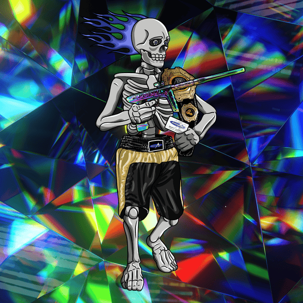 Adrenaline Skully NFT - Prism ใน Champion พร้อมการ์ด - Adrenaline