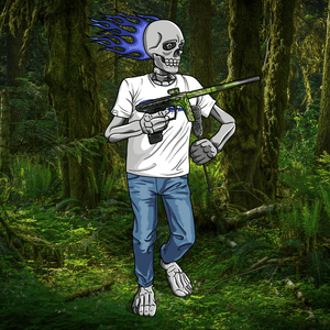Adrenaline Skully NFT - Regiment in Casual with Swab - Adrenaline