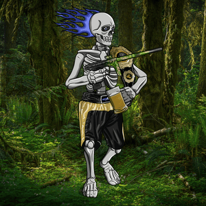 Adrenaline Skully NFT - Regiment in Champion with Mug - Adrenaline