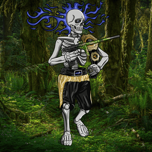 Adrenaline Skully NFT - Regiment in Champion with Wild Flame and Ring - Adrenaline