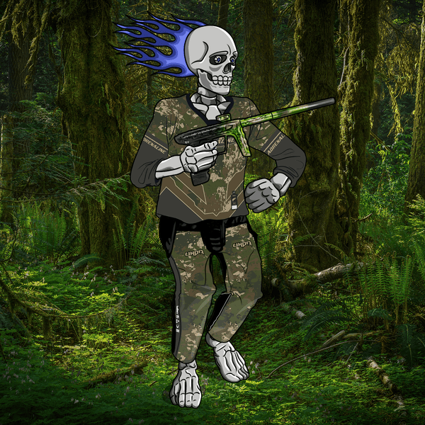 Adrenaline Skully NFT - Regiment in Woods - Adrenaline