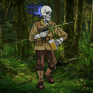 Adrenaline Skully NFT - Regiment in WW2 with Mug - Adrenaline
