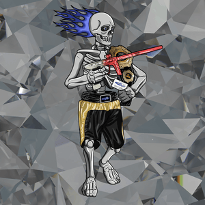 Adrenaline Skully NFT - Stunna in Champion with Card - Adrenaline