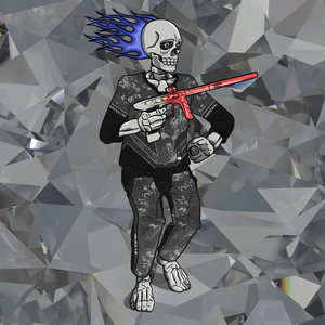 Adrenaline Skully NFT - Stunna in Hyperball with Ring - Adrenaline