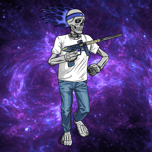 Adrenaline Skully NFT - Thanos ลำลองพร้อมผ้าคาดผมและแหวน - Adrenaline
