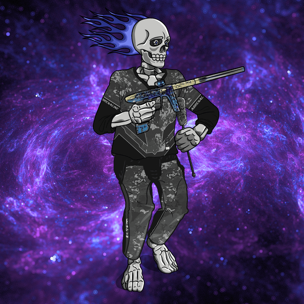 Adrenaline Skully NFT - Thanos in Hyperball with Swab - Adrenaline