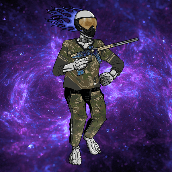 Adrenaline Skully NFT - Thanos ในป่าพร้อมแว่นตาและแหวน - Adrenaline