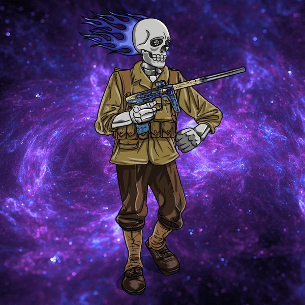 Adrenaline Skully NFT - Thanos in WW2 - Adrenaline