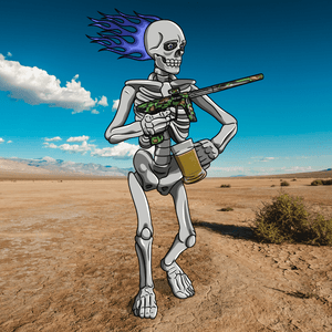 Adrenaline Skully NFT - Unger Games in Bones with Mug - Adrenaline