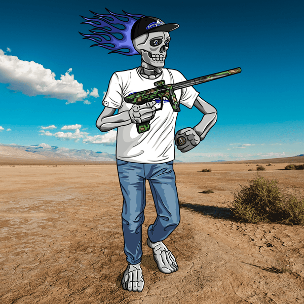 Adrenaline Skully NFT - Unger Games สไตล์ลำลองพร้อมหมวกและแหวน - Adrenaline