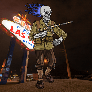 Adrenaline Skully NFT - Vegas in WW2 - Adrenaline