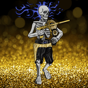 Adrenaline Skully NFT - Wilrocs in Champion with Wild Flame and Ring - Adrenaline