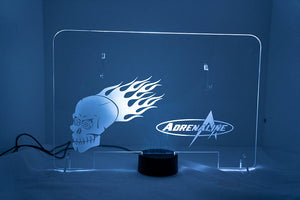 ขาตั้งโชว์ Adrenaline แบบมีไฟ - ใส พร้อมแผง LED หลายสี 1 ชุด - Adrenaline